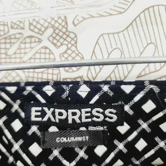 NWT Express Columnist Ankle Printed Women's Dress Pants 2R - Picture 6 of 9